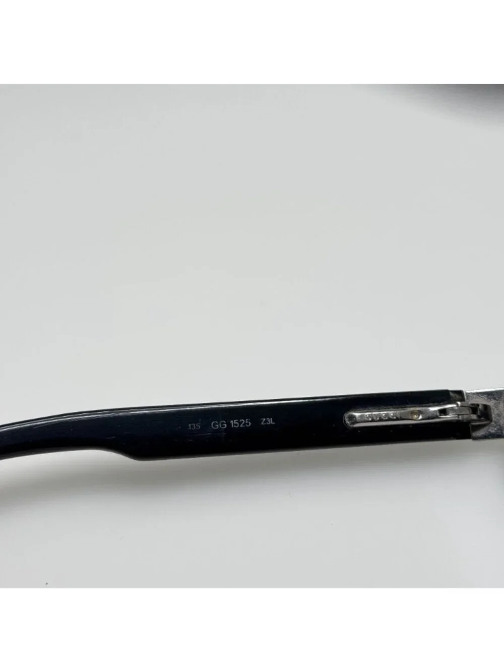 Gucci GG 1525 Z3L Black Eyeglasses Eye Glasses Frames Italy 55-14-135